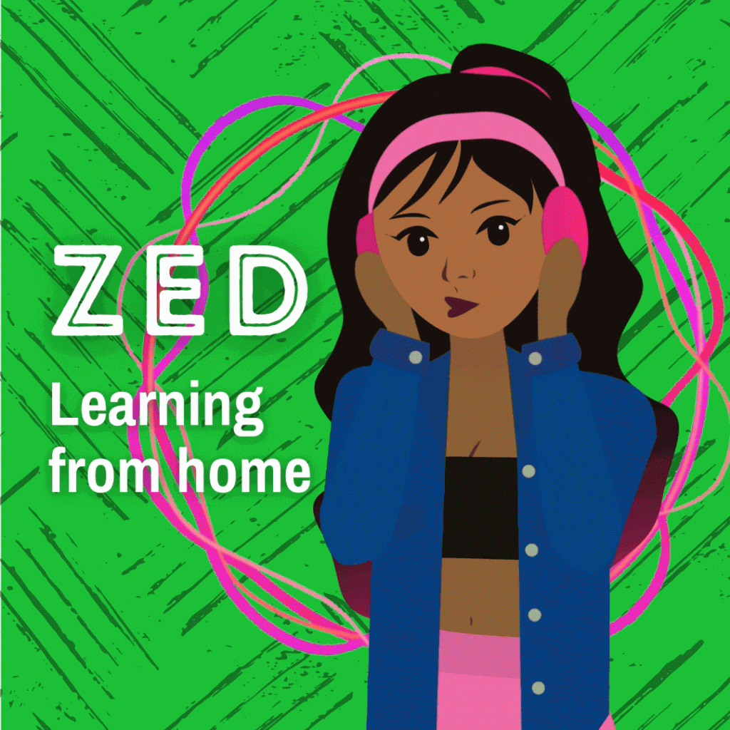 Zed Learning from home